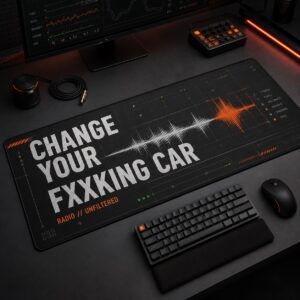 Change Your FXXking Car Desk Mat