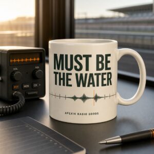 Must Be the Water Radio Mug